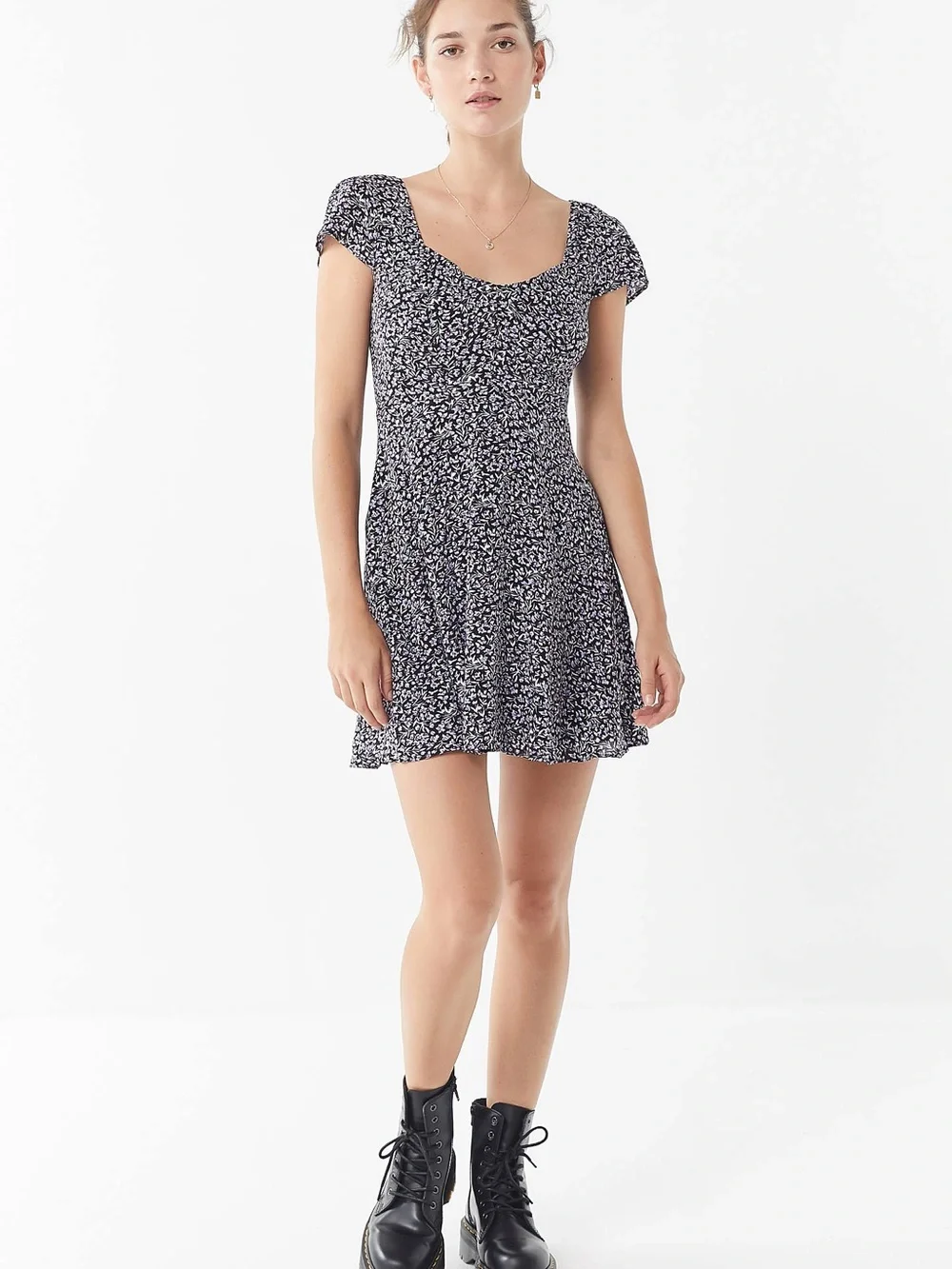 Urban Outfitters UO Finnigan Floral Mini Dress